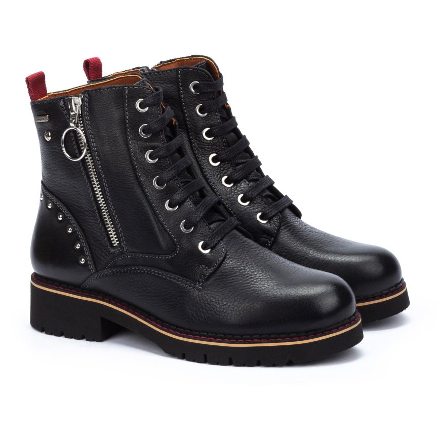 Women's Pikolinos VICAR Ankle Boots Black | NZ S285QA0